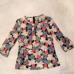 Floral Boden 3/4 Sleeve Blouse, Sz 8